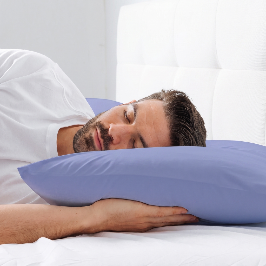 Sleeping cool on a Nuvaire cooling pillowcase